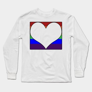 LGBT Heart Block Long Sleeve T-Shirt